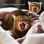 Custom Air Fresheners with Pictures - Personalized Double Sided Photo Air Freshener for Car, Customized Funny Face Car Air Freshener for Wardrobe Bathroom Hanging Ornaments