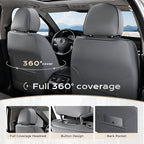 Coverado Seat Covers, Car Seat Covers Front Seats, Car Seat Cover, Car Seat Protector Waterproof, Car Seat Cushion Nappa Leather, Seat Covers Carseat Cover Universal Fit for Most Cars