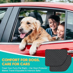 Dog Car Door Protector, 2 Pack Oversized Thickened Door Protectors for Dogs and Pets, Scratch-Resistant, Waterproof, Stain-Resistant Door Covers for Large SUV/Truck/, XL Size