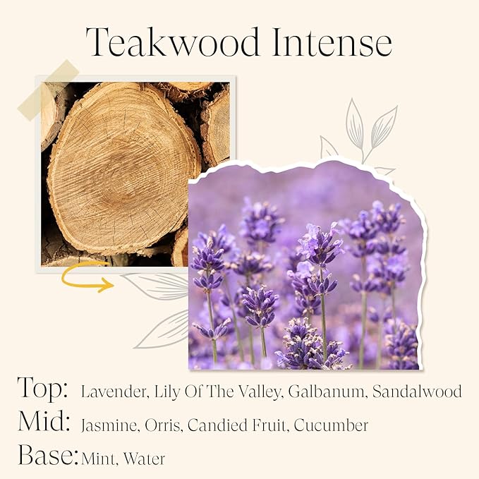 Car Diffuser Hanging- Crackle Glass Air Freshener& Natural Cork, 6 Scents Essential Oil Car Air Freshener, Long Lasting Aesthetic Car Decor Hanging Accessorie(Teakwood Intense)