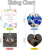 Custom Car Air Fresheners Bulk 10–100 PCS, Personalized Double-Sided with Photo Text Logo, Wholesale Auto Air Freshener for Wedding Party Business Promotion Gifts (Personalized, 10PCS-Rectangle)