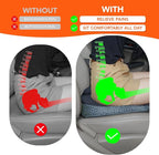 Car Seat Cushion, Comfort Memory Foam Car Cushions for Driving (Gray)