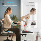 Seat Cushion,Office Chair Memory Cushion, Ergonomic Design, Relieve Sciatica and Long-Term Sitting Pain, Suitable for desks, car Seats, Games, wheelchairs