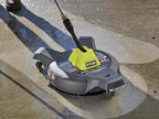 12 in. 3100 PSI Electric Pressure Washer Surface Cleaner with Caster Wheels