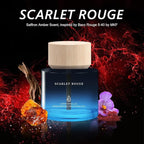 Car Air Freshener 50ML (1.7 FL OZ) Car Air Fresheners Perfume - Saffron Amber Fragrance Oil Air Diffuser for Car, 180+ days Long Lasting Fragrance, Car Air Freshner Wooden Cup Design, Made in USA