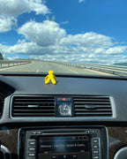 Cesare Car Air Freshener Long Lasting 45 Days Air Vent Clip Uses Alcohol-Free Fragrance Oil Non-Toxic EVA Material (Vanilla)