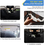 xigua Cow Print Car Windshield Sunshade Foldable Front Window Sun Visor Protector for Car,SUV,Truck - Keep Vehicle Cool,55 x 27.6 Inch (45)