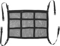 UPKOCH Car Roof Storage Bag with Double Zipper, 70x50cm Black Strap Car Ceiling Net Organizer Pouch for SUV and Truck Cargo, Sturdy Interior Auto Storage Solution for Travel and Camping