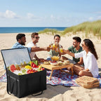 2-Pack 23" W x 15" H x 14" D Insulated Food Delivery Bag XXXL Large Capacity Thermal Cooler Bags for Grocery Shopping, Catering, Pizza Delivery, Rideshare, Travel, and Car Use