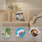 Custom Air Fresheners with Picture-Personalized Air Freshener for Car-Hanging Air Freshener for Wardrobe,Bathroom,Livingroom (Square 5pcs)