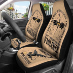 GENANY Dragon Rider Car Seat Covers Set of 2, Breathable Front Seat Covers for Truck Sedan SUV, Dragon Themed Car Accessories, Bookish Gift for Women Men