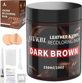 Leather Recoloring Balm, Leather Color Restorer, Leather Restorer for Couches, Leather Scratch Remover, Leather Scratch Repair, Leather Repair Kit for Furniture, Leather Dye (Dark Brown)