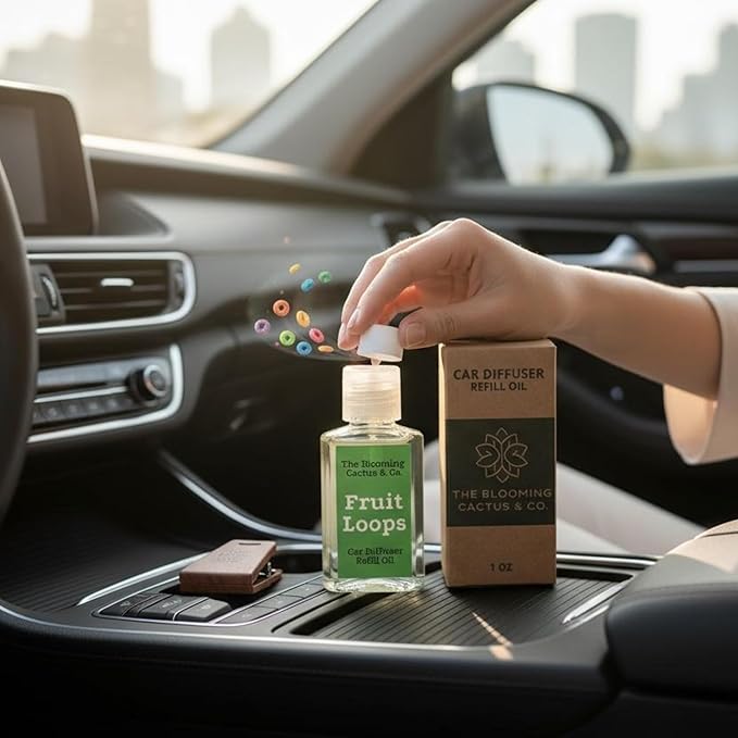 Car Diffuser Oil Refill 1 oz – Essential Oil Car Air Freshener Refill for Hanging Car Diffuser, Long Lasting Fragrance Oil, Phthalate Free, Multiple Scents. | Ocean Breeze