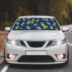 Socira Funny Pickle Car Windshield Sun Shade Umbrella Foldable Sunshade for Front Window Auto Windshield Sunshade Covers Pickle Gifts for Men Car Accessories Protect from Sun Rays Heat 57'' X 30''