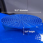 VIKING Automotive Bucket Insert Grit Trap for Car Wash and Detail Kits, Helps Remove Dirt and Debris from Microfiber, Mitts, Cloths, and Sponges, Blue
