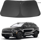 Windshield Sun Shade Custom Fit for 2023 2024 2025 2026 Kia Sportage NQ5 Accessories Foldable Sunshade Sun Blocker Protect Car from Sun Rays & Heat Damage Keep Car Cooler