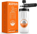 AstroAI Foam Cannon for Pressure Washer, Car Wash Foam, Wide Neck Foam Sprayer with 1/4" Quick Connector Plug, Pressure Washer Accessories, 1 Liter