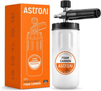 AstroAI Foam Cannon for Pressure Washer, Car Wash Foam, Wide Neck Foam Sprayer with 1/4" Quick Connector Plug, Pressure Washer Accessories, 1 Liter