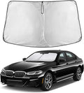 EcoNour Windshield Sunshade Compatible for BMW 5 Series G30 G31 2017-2021 2022 2023, Sun Visor for Front Windshield & Window Sun Shade Cover, UV Heat Blocker & Protector, Car Accessories