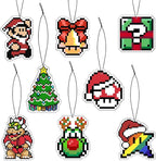 Pounchi Pixel Cartoon Game Car Air Freshener Cards (8 Pack Refreshing Ice Scent) Video Game Accessories for Car Interior Hanging Gift Rearview Pendant Supplies