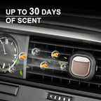 JUSTTOP Crystal Ice Scent Car Air Freshener Clip,6PK,Provides Long Lasting Fragrance Holding for Over 180 Days,Car Accessories for Men or Women