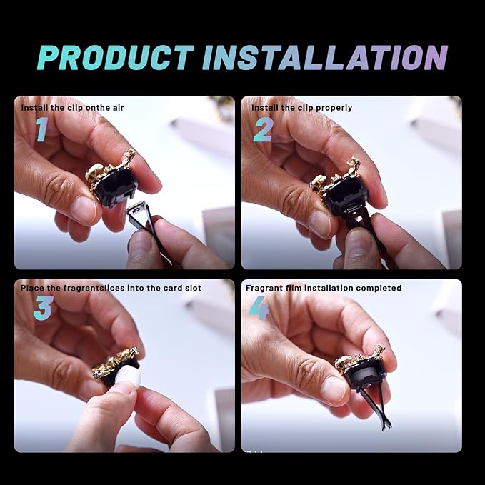 5 PCS ScorpionCar Decor, shiny Freshener Vent ClipsCar Accessories Decoration for Refillable Outlet Diffuser, Universal for Most Cars (Scorpion)