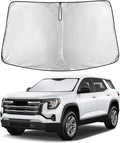 EcoNour Windshield Sunshade Compatible for GMC Terrain 2018-2023 2024 2025, Sun Visor for Front Windshield & Window Sun Shade Cover, UV Heat Blocker & Protector, Car Accessories