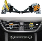 Skull Car Air Vent Air Freshener Sunflower Daisy Decorative Dashboard Cute Cool Funny Car Truck Interior Accessories 2 pcs