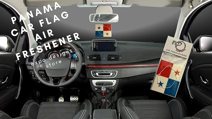 Panama Flag Air Freshener