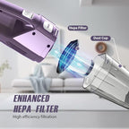 Handheld Vacuum Cordless – Car Vac Portable with 8KPA & Multi Accessories & Low Noise, Lightweight Hand Held Vacuum Cordless Rechargeable for Car/Home/Dust/Pet Hair, Mine Portable Vacuum