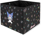 Sanrio Kuromi Car Trunk Organizer and Storage Bin - Collapsible Simple Compartment Convenient Heavy Duty, Fold Up for Easy Storage Box, Automotive Seat Cargo for Groceries Tools - 12.5L x 12.5W x 9H