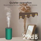 Waterless Essential Oil Diffuser, 7 Colors LED Light, Battery Powered Mini Scent Air Machine, Aromatherapy Mist Diffuser for Home Room Car Office (Green)
