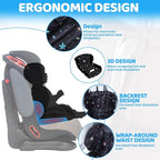 Orzbow Car Seat Cooling Pad with Insulated Bag, Gel Car Seat Cooler Pad for Babies, Toddler, Infant, Portable Cooling Mat for Strollers and Carseats, Keep Baby Cool in Summer, Black