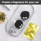 Soot Sprites Air Vent Clip Cute Car Air Freshener Outlet Decoration Charm Car Interior Accessories for Women - 2 Pcs