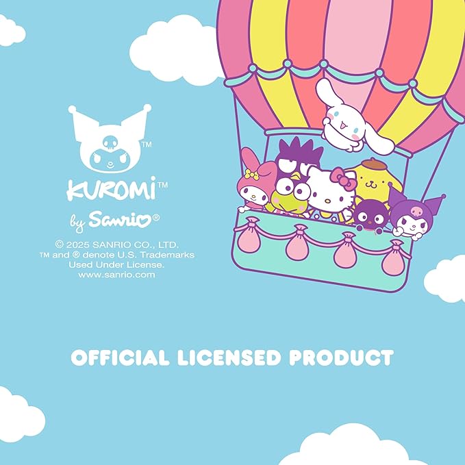 Hello Kitty and Friends Car Air Freshener (Kuromi - Lavender Boba Tea) Hanging Gel Area Deodorizer, Long-Lasting Car Scents Air Freshener, Cute Automotive Sanrio Accessories Decor, 2-Pack