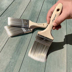 3-Inch (76mm) Double Thick Chip Paint Brush – Versatile Stain Brush Wood Handle for Furniture, Walls, Fences, and Murals – Smooth Gesso, Plaster, Polyurethane, and Varnish Wide Paintbrush