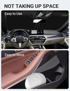 Proadsy Windshield Sun Shade for 2019-2025 2026 BMW X5 M Sport xLine SUV 4-Layer Foldable Front Sunshade Protector Sun Visor Blocks UV Rays Keep Car Cooler Accessories