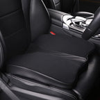 Car Seat Cushion - Comfort Memory Foam Seat Cushion for Car Seat Driver, Tailbone (Coccyx) Pain Relief Pad, Car Seat Cushions for Driving, Office Chair Cushion (Black)