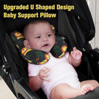 KAKIBLIN Baby Neck Pillow, Upgraded Baby Support Pillow,Neck Support Pillow for Carseat, Newborn Neck Support for Car Seat, Stroller, Pushchair,Travel