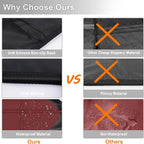 Car Seat Protector,2 Pack Automotive Seat Protectors Baby Carseat Pad Waterproof Durable 600D Fabric for Child Baby Car Seat Mat Vehicle Pet Cover 2 Storage Pockets (Wine Red)