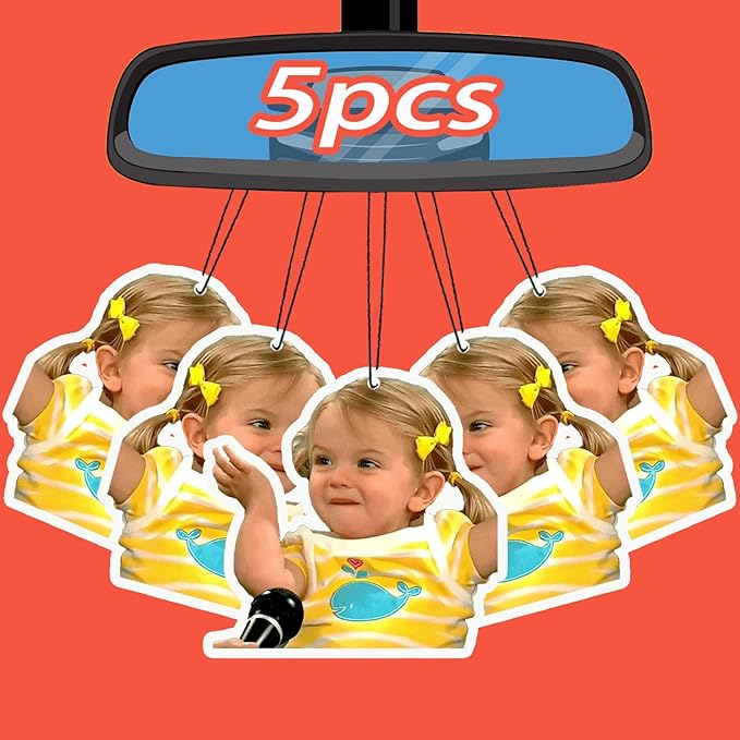 Custom Air Fresheners with Picture-Personalized Air Freshener for Car-Hanging Air Freshener for Wardrobe,Bathroom,Livingroom (Crop 5pcs)