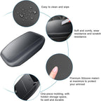 SXCY for 2024 2025 2026 Ford Ranger Armrest Cover (w/Privacy Storage) for 2024 2025 2026 Ford Ranger XL/XLT/Lariat/Raptor Accessories 2025 2026 Ranger Center Console Cover Silicone Full Cover