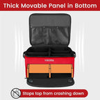 YOREPEK 2 Layer Golf Trunk Organizer, Golf Gifts for Men with Separate Ventilated Compartment for 2 Pair Shoes, Waterproof Car Trunk Locker for Balls, Tees, Clothes, Gloves, Gifts for Golfers