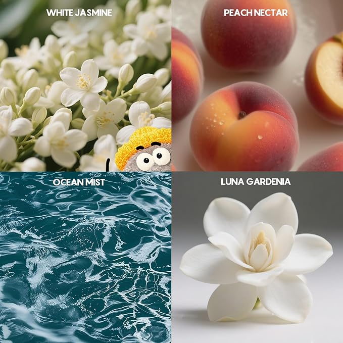 Car Air Freshener for Women 2 Pack Cute Car Accessories for Women Interior- 4 Different Scent Car Diffuser, 30+ Days Long Lasting Automotive Fresheners Perfect Car Decor