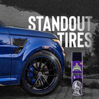 Untouchable Tire Shine Spray – Long-Lasting Wet Tire Finish for Deep Gloss & Protection – Waterproof Tire Shine, Easy Application, Premium Tire Cleaner Shine