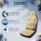 GENANY Trout Fishing Car Seat Covers Set of 2, Breathable Front Seat Covers for Truck Sedan SUV, Fishing Car Accessories, Fish Themed Gift for Women Men