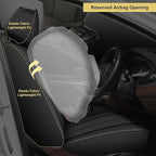 Full Set Seat Covers Fit for Kia Sorento 6 Seater:2021-2025 Premium Faux Leather Car Seat Cushion(Black)