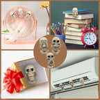 Car Air Freshener Vent Clip Men Women Car Interior Accessories 3 Pack Cute Skull Car Air Conditioner Vent Decoration, for Automotive Home Room Bathroom Christmas Halloween Gifts