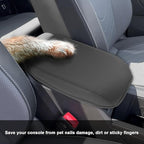 SXCY for 2025 2026 VW Tiguan Armrest Cover for 2025 2026 Volkswagen Tiguan Accessories 2025 2026 Tiguan Center Console Cover 2025 2026 Tiguan Middle Console Cover (Thin Cover with Black Line)