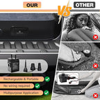 Umbrauto Built-in Pump Air Mattress for 5.5-5.8ft Short Truck Bed, Inflatable Full-Size Pickup Airbed for Ford F150, Chevy Silverado, GMC Sierra, Dodge Ram, Toyota Tundra, Nissan Titan Outdoor Camping